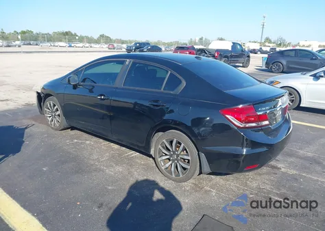 2015 Honda Civic Ex-L из США, поврежденный, VIN 19XFB2F93FE017123